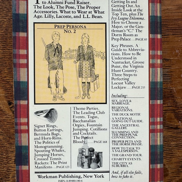 The Official Preppy Handbook - 1st edition. 1980 copyright. Vintage - Picture 3 of 6